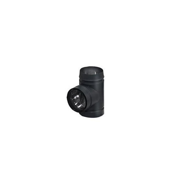 Integra Miltex Selkirk Corporation  6 Inch  Model DSP Double-Wall Stovepipe Tee With Cover 77335